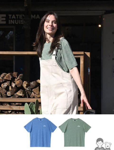 【UNISEX】接触冷感ストレッチツイルベーシックTシャツ