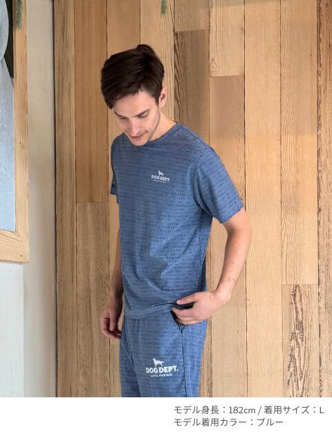 接触冷感ストレッチツイルベーシックTシャツ ブランドのドッグデプト/DOG DEPT