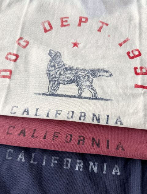 ハンコタッチロゴ  Tシャツ ブランドのドッグデプト/DOG DEPT