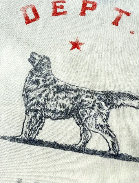 ハンコタッチロゴ  Tシャツ ブランドのドッグデプト/DOG DEPT