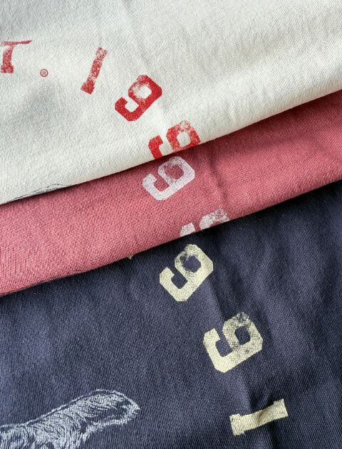 ハンコタッチロゴ  Tシャツ ブランドのドッグデプト/DOG DEPT