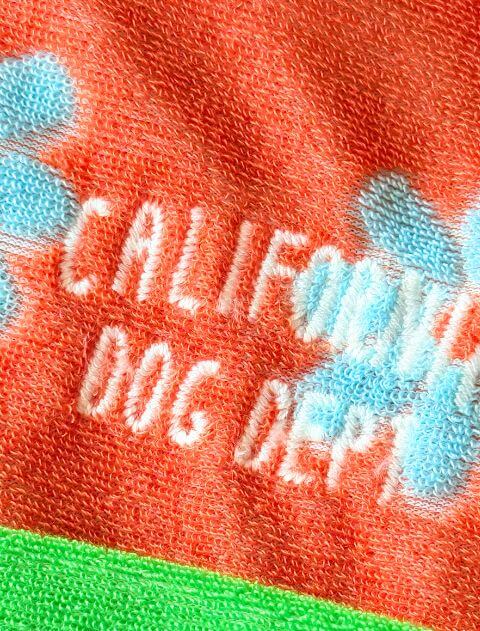 フラワーパイルジップパーカー  ブランドのドッグデプト/DOG DEPT