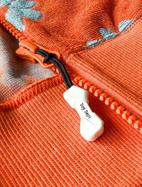 フラワーパイルジップパーカー  ブランドのドッグデプト/DOG DEPT