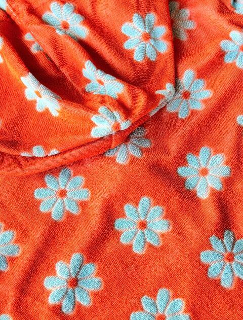 フラワーパイルジップパーカー  ブランドのドッグデプト/DOG DEPT