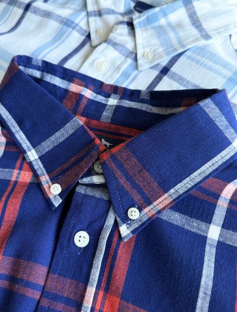 綿麻R/G　半袖シャツ   ブランドのドッグデプト/DOG DEPT