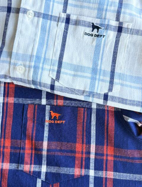 綿麻R/G　半袖シャツ   ブランドのドッグデプト/DOG DEPT