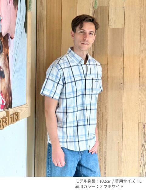 綿麻R/G　半袖シャツ   ブランドのドッグデプト/DOG DEPT