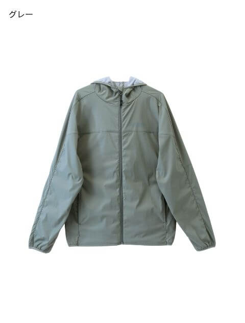 Teflon fabric ストレッチジップパーカー ブランドのドッグデプト/DOG DEPT