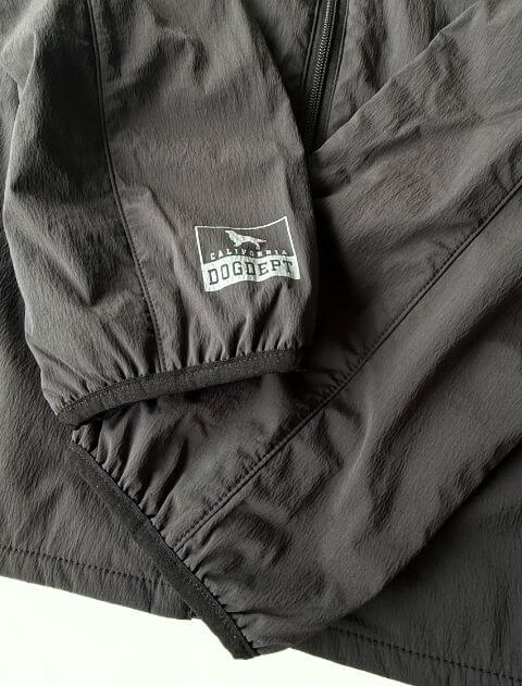 Teflon fabric ストレッチジップパーカー ブランドのドッグデプト/DOG DEPT