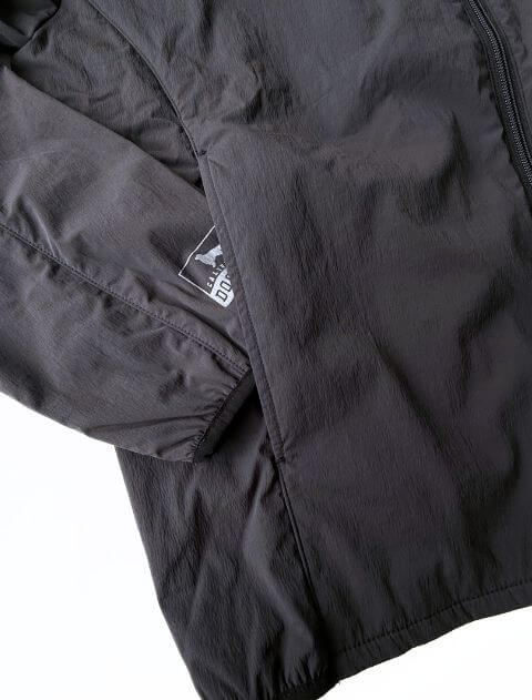 Teflon fabric ストレッチジップパーカー ブランドのドッグデプト/DOG DEPT