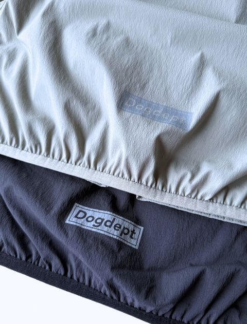 Teflon fabric ストレッチジップパーカー ブランドのドッグデプト/DOG DEPT