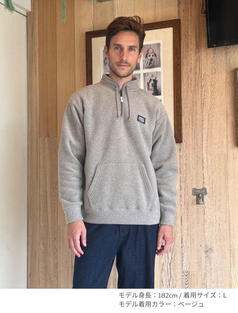 コンフォートソフトタッチフリースカウルネック  ブランドのドッグデプト/DOG DEPT