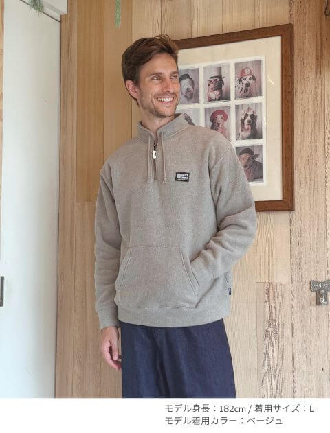 コンフォートソフトタッチフリースカウルネック  ブランドのドッグデプト/DOG DEPT