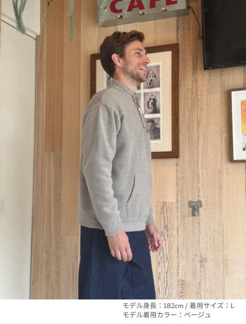 コンフォートソフトタッチフリースカウルネック  ブランドのドッグデプト/DOG DEPT