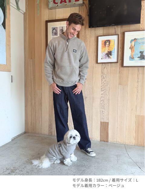 コンフォートソフトタッチフリースカウルネック  ブランドのドッグデプト/DOG DEPT