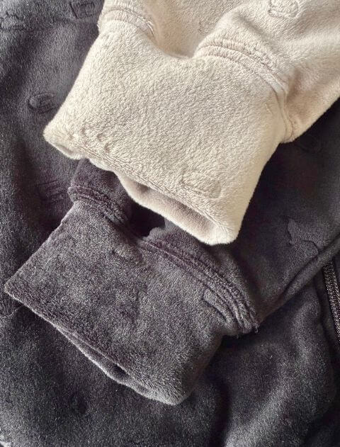 ストレッチベロアジップパーカー  ブランドのドッグデプト/DOG DEPT