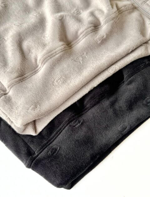 ストレッチベロアジップパーカー  ブランドのドッグデプト/DOG DEPT