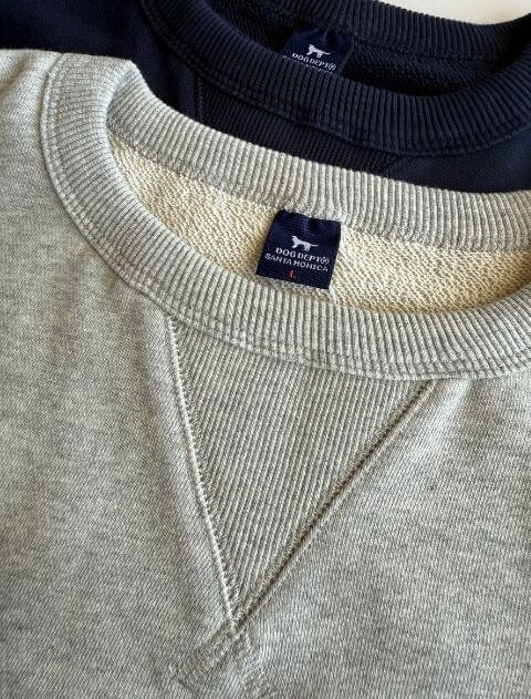 UNISEX】カレッジロゴクルースウェット