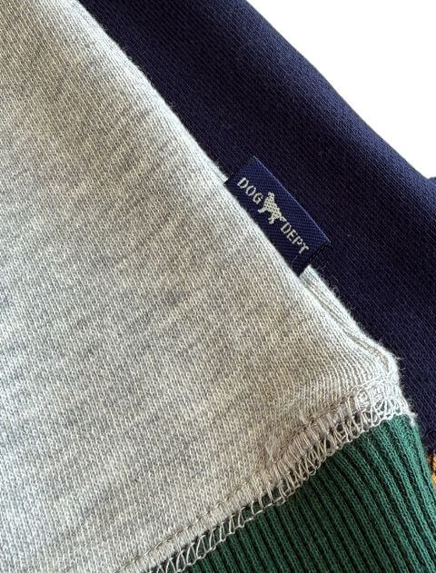 カレッジロゴクルースウェット  ブランドのドッグデプト/DOG DEPT