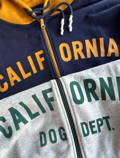 カレッジロゴジップパーカー  ブランドのドッグデプト/DOG DEPT