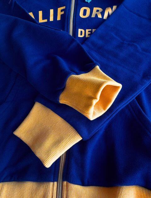 カレッジロゴジップパーカー  ブランドのドッグデプト/DOG DEPT