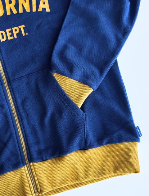 カレッジロゴジップパーカー  ブランドのドッグデプト/DOG DEPT