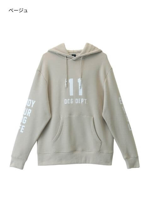 11ロゴパーカー  ブランドのドッグデプト/DOG DEPT