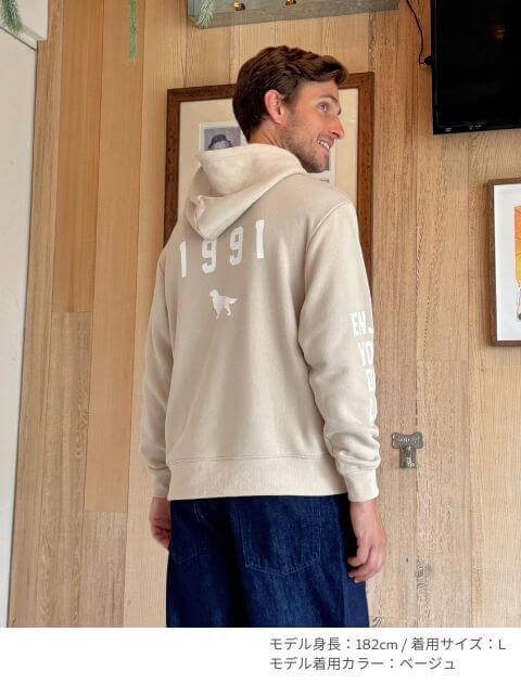 11ロゴパーカー  ブランドのドッグデプト/DOG DEPT