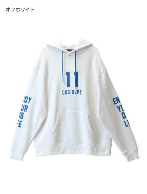 11ロゴパーカー  ブランドのドッグデプト/DOG DEPT