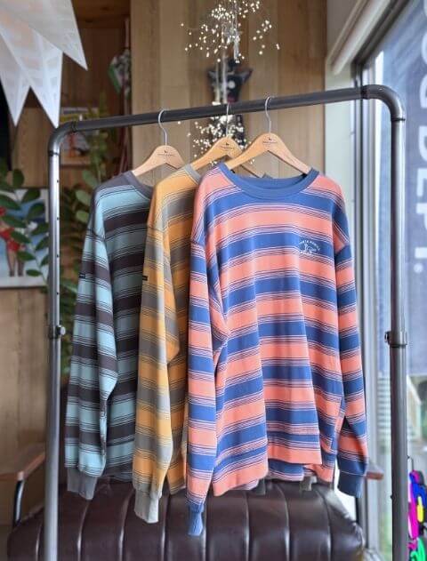 ボーダースウェット  ブランドのドッグデプト/DOG DEPT