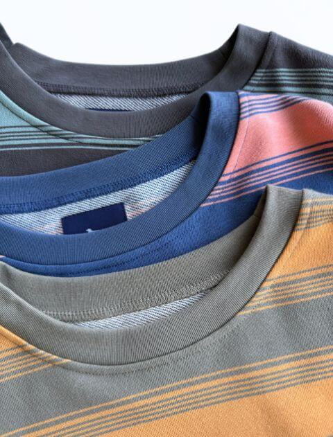 ボーダースウェット  ブランドのドッグデプト/DOG DEPT