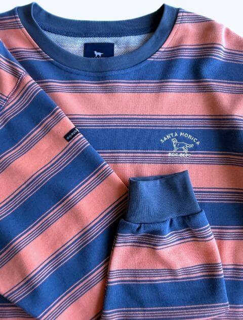 ボーダースウェット  ブランドのドッグデプト/DOG DEPT