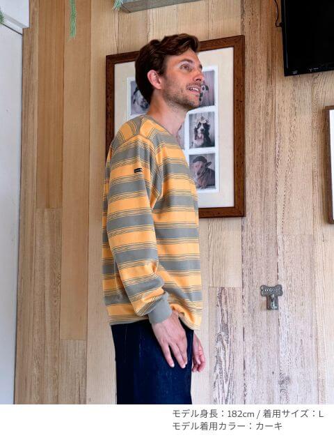 ボーダースウェット  ブランドのドッグデプト/DOG DEPT