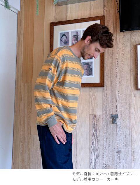 ボーダースウェット  ブランドのドッグデプト/DOG DEPT