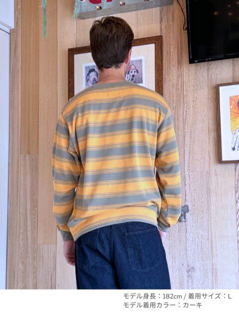 ボーダースウェット  ブランドのドッグデプト/DOG DEPT