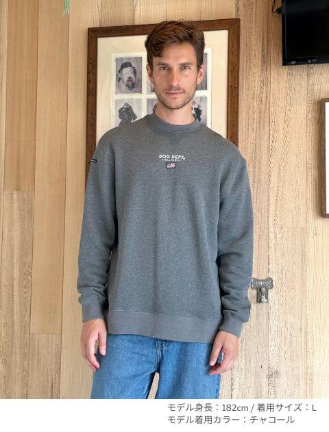 クラシックロゴクルー  ブランドのドッグデプト/DOG DEPT