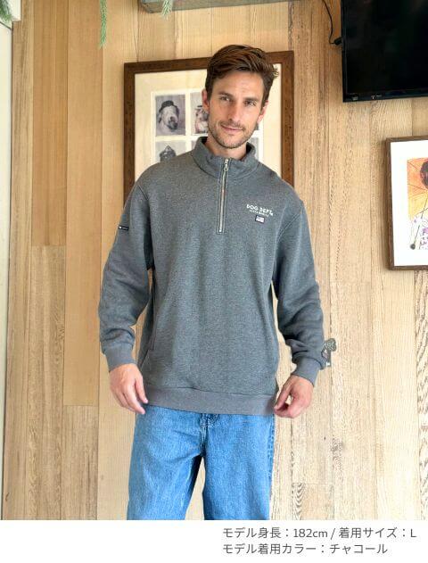 クラシックロゴスタンドジップ  ブランドのドッグデプト/DOG DEPT