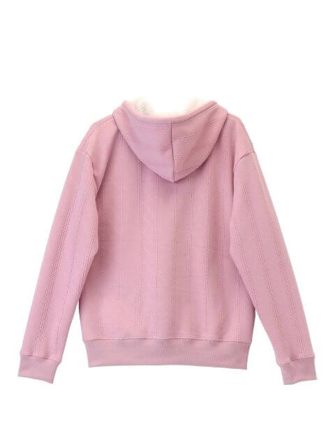 裏ボアケーブルジップパーカー ブランドのドッグデプト/DOG DEPT