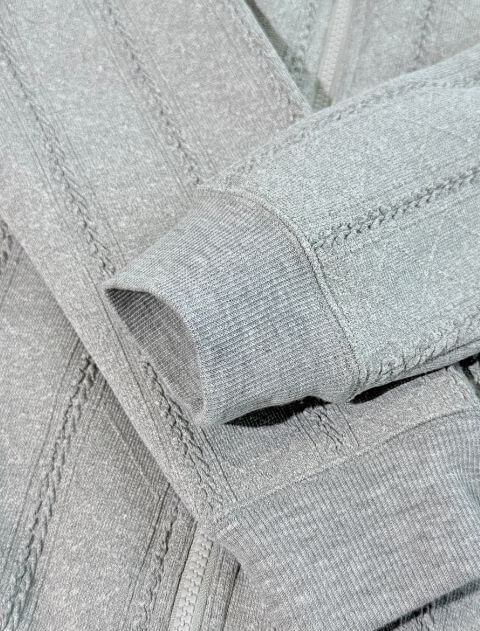 裏ボアケーブルジップパーカー ブランドのドッグデプト/DOG DEPT