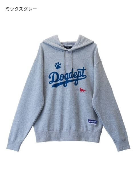 スポーツロゴパーカー  ブランドのドッグデプト/DOG DEPT