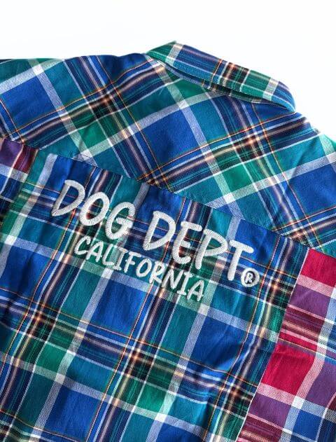 切り替えチェックR/Gシャツ   ブランドのドッグデプト/DOG DEPT