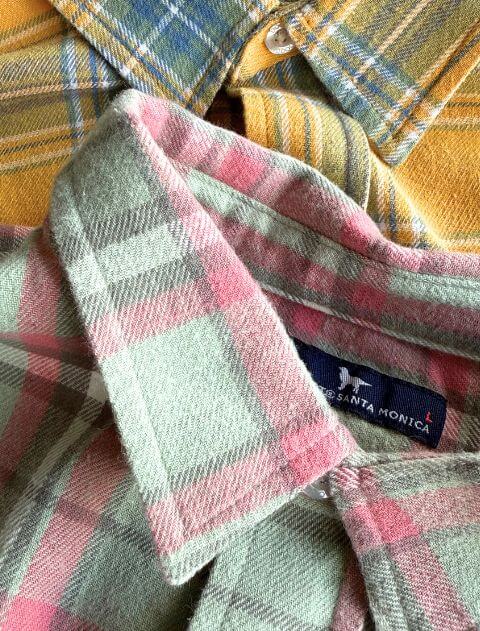 ブリーチチェックシャツパーカー   ブランドのドッグデプト/DOG DEPT