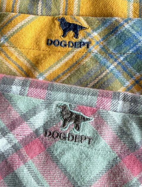 ブリーチチェックシャツパーカー   ブランドのドッグデプト/DOG DEPT