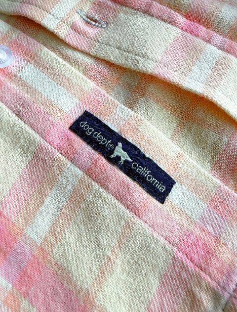 ブリーチチェックシャツパーカー   ブランドのドッグデプト/DOG DEPT