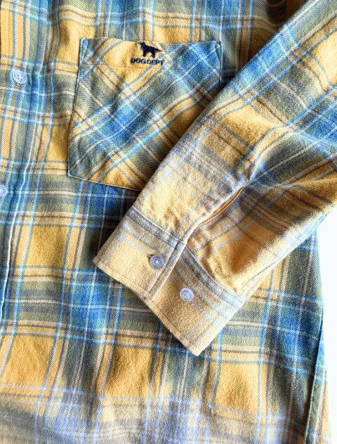 ブリーチチェックシャツパーカー   ブランドのドッグデプト/DOG DEPT