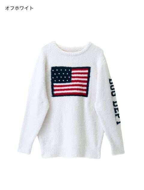 もこもこフラッグニット   ブランドのドッグデプト/DOG DEPT