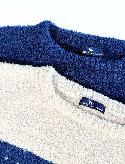 もこもこフラッグニット   ブランドのドッグデプト/DOG DEPT