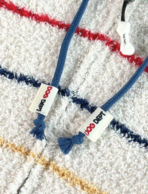 もこもこボーダージップパーカー   ブランドのドッグデプト/DOG DEPT