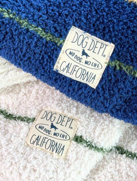 もこもこボーダージップパーカー   ブランドのドッグデプト/DOG DEPT
