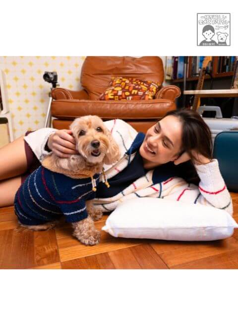 UNISEX】もこもこボーダージップパーカー